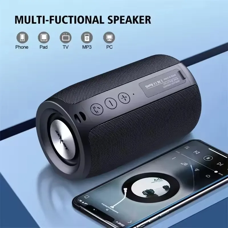 

Portable ZEALOT S32 Mini Portable Bluetooth Speaker HIFI Subwoofer Wireless Speaker with fm Radio Column Support TF, TWS, USB