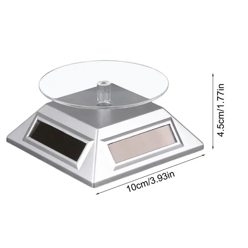 Rotating Display Plate 360 Degree Rotating Automatic Display Plate Manual Reversal Automatic Revolving Stand For Jewelry Cup