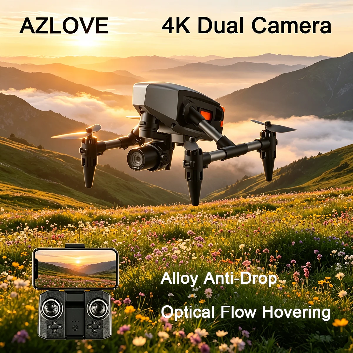 New XD1 Mini Drone 4K Professional HD Dual Camera Security UAV Alloy Anti-Drop 2.4G WiFi FPV RC Foldable Quadcopter Kid Gift
