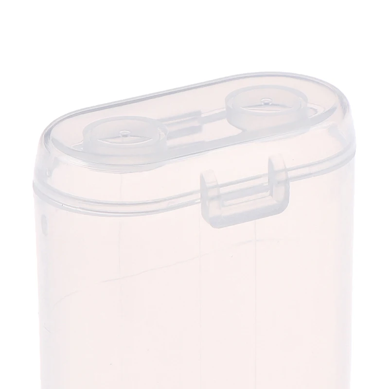 Waterproof Clear Holder Storage Box Plastic Safety Case For 2 Sections 18650