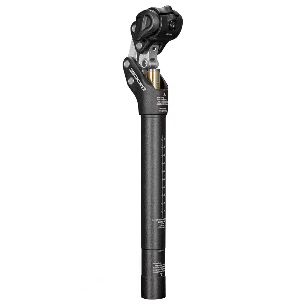 

ZOOM 4-Link Suspension Seatpost for MTB 27.2/30.9/31.6mm x 350mm Shock Absorbing Dropper Post Alternative MTB Cycling Seat Tube
