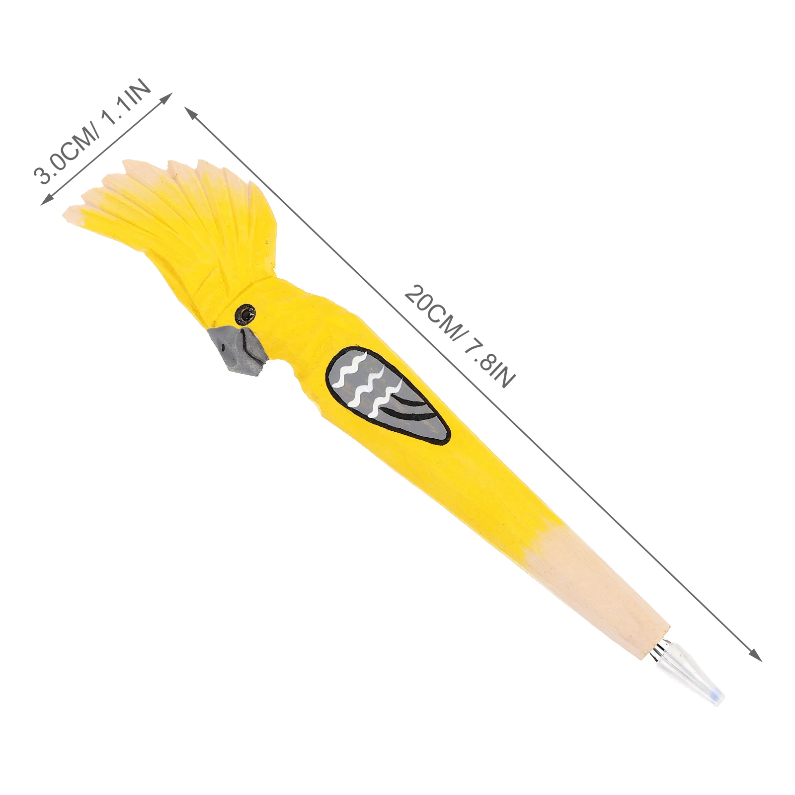 

4 шт. шариковые ручки, деревянные новые украшения в виде животных, резьба по дереву, школьник