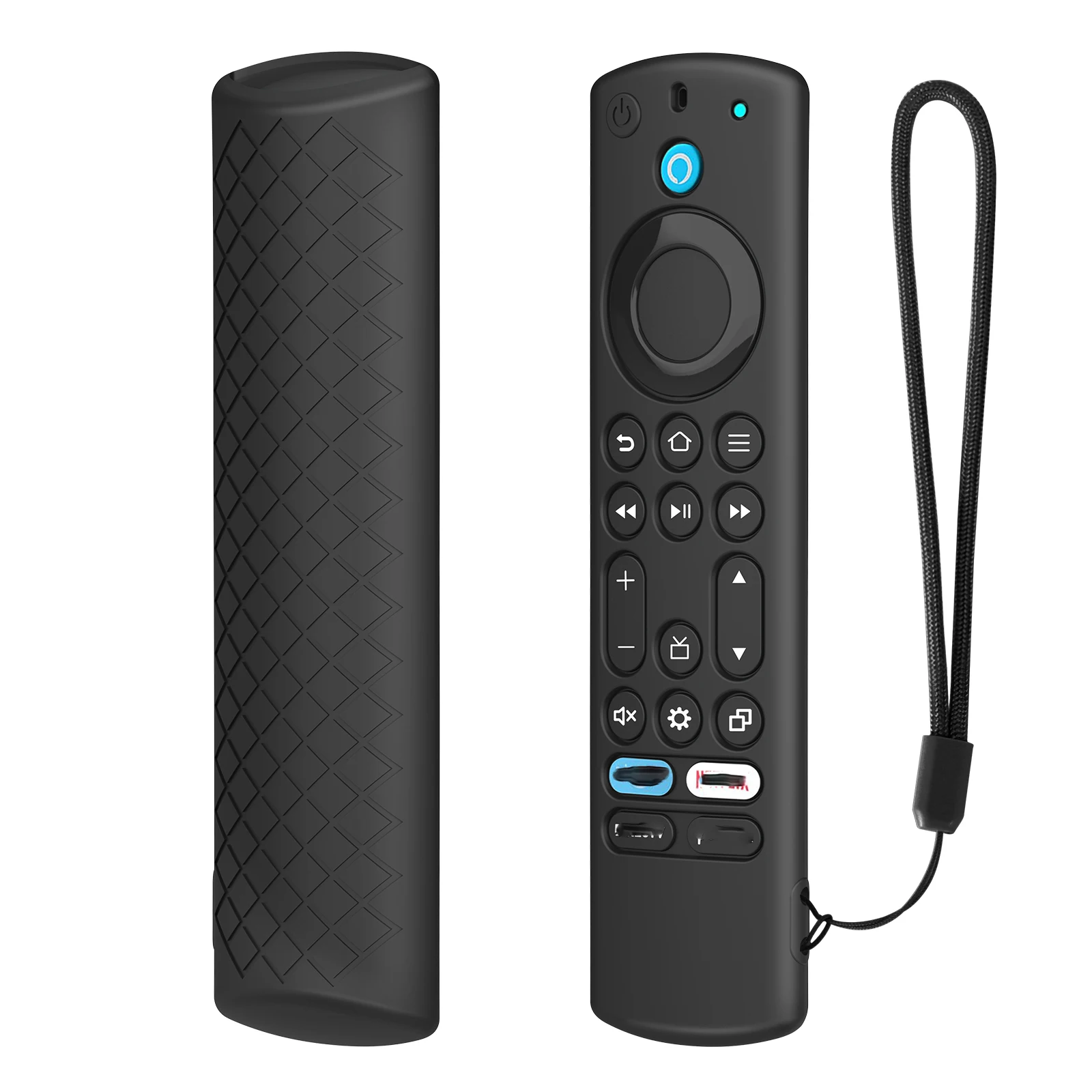 For Amazon Fire TV-4 Alexa Voice Remote Drop Proof Silicone Case