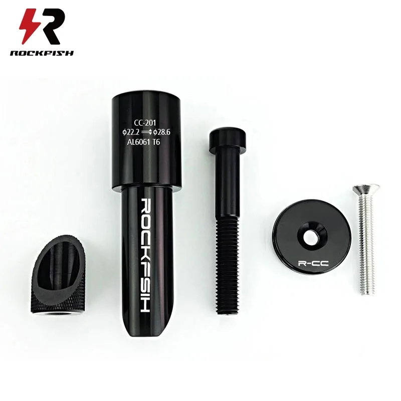 Rockfish Kids Bike Stem Adapter 20.8/22.2mm CNC Sliding Bike Head Tube Core Conversion Balance Bike Headset Hanging Core Adapter