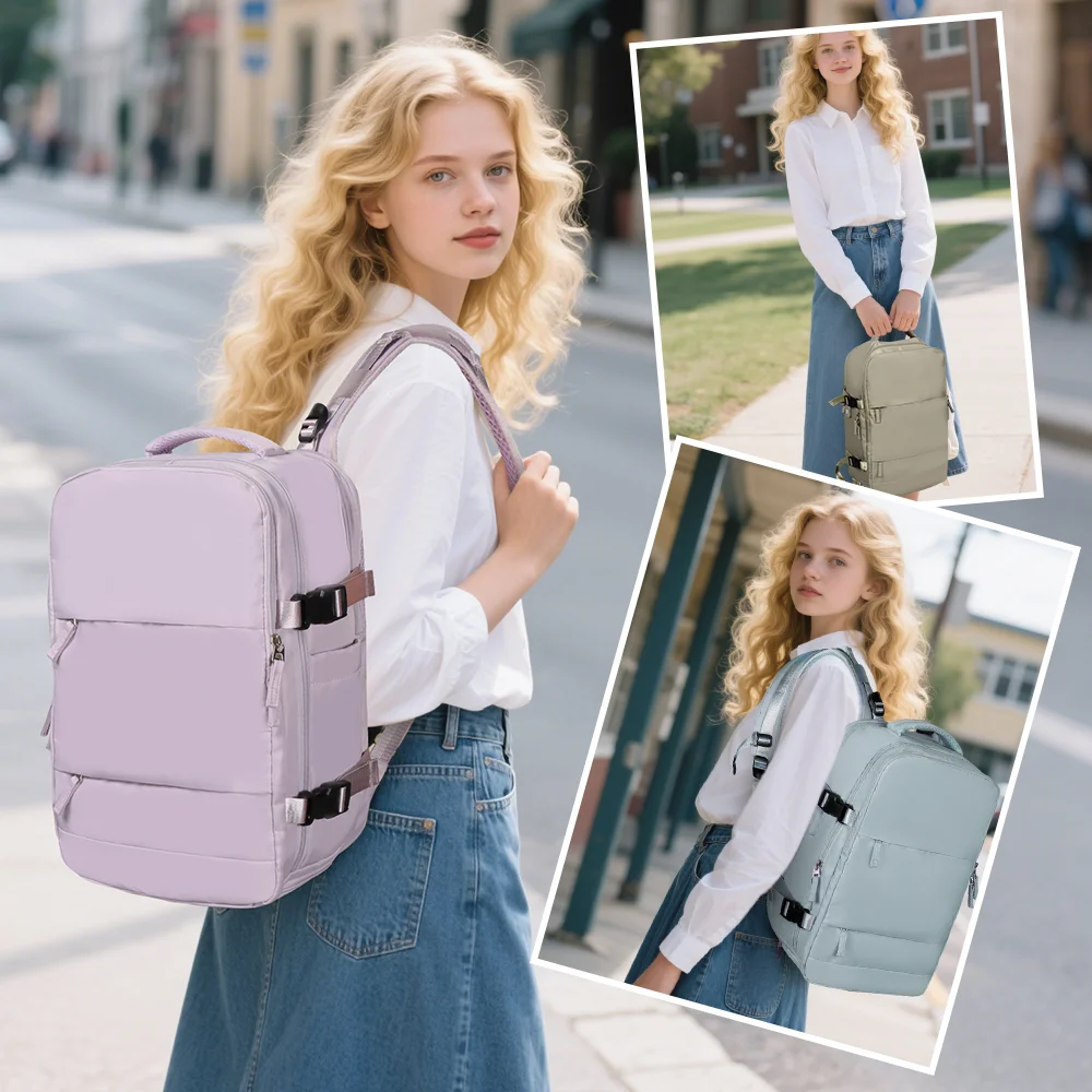 

Versatile Travel Backpack Spacious Compartments with Separate Shoe Pocket Perfect for Carrying Laptops Clothes Travel Essentials