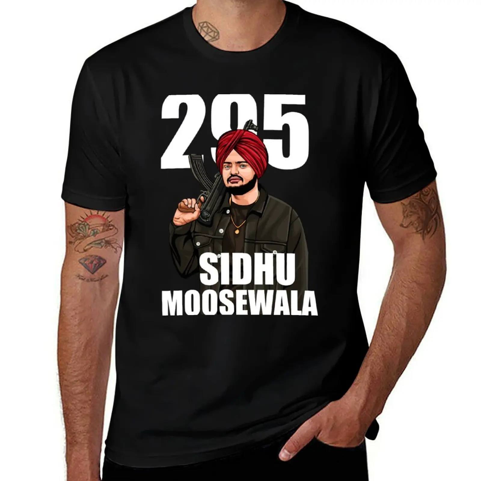 

Sidhu Moosewala T-Shirt Man t-shirt funny gifts summer 2025 tops mens workout shirts