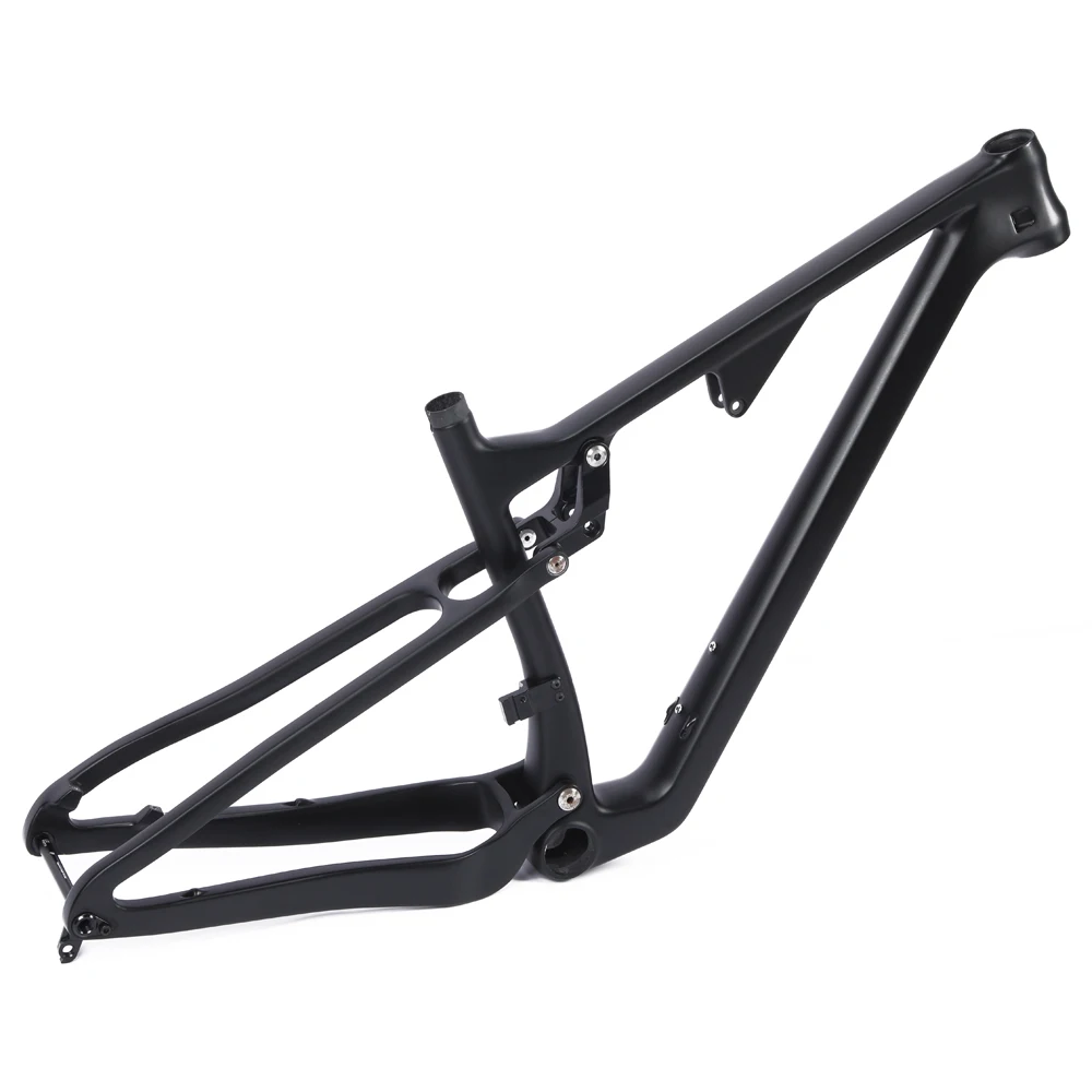 China supplier carbon suspension Frames 142/148 Boost Plus 29 Carbon disc Suspension Frame Travel 100mm