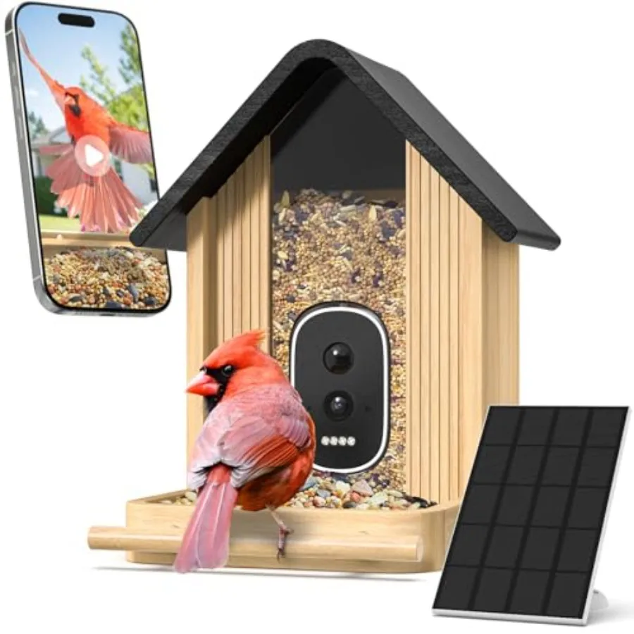 Smart Bird Feeder C…