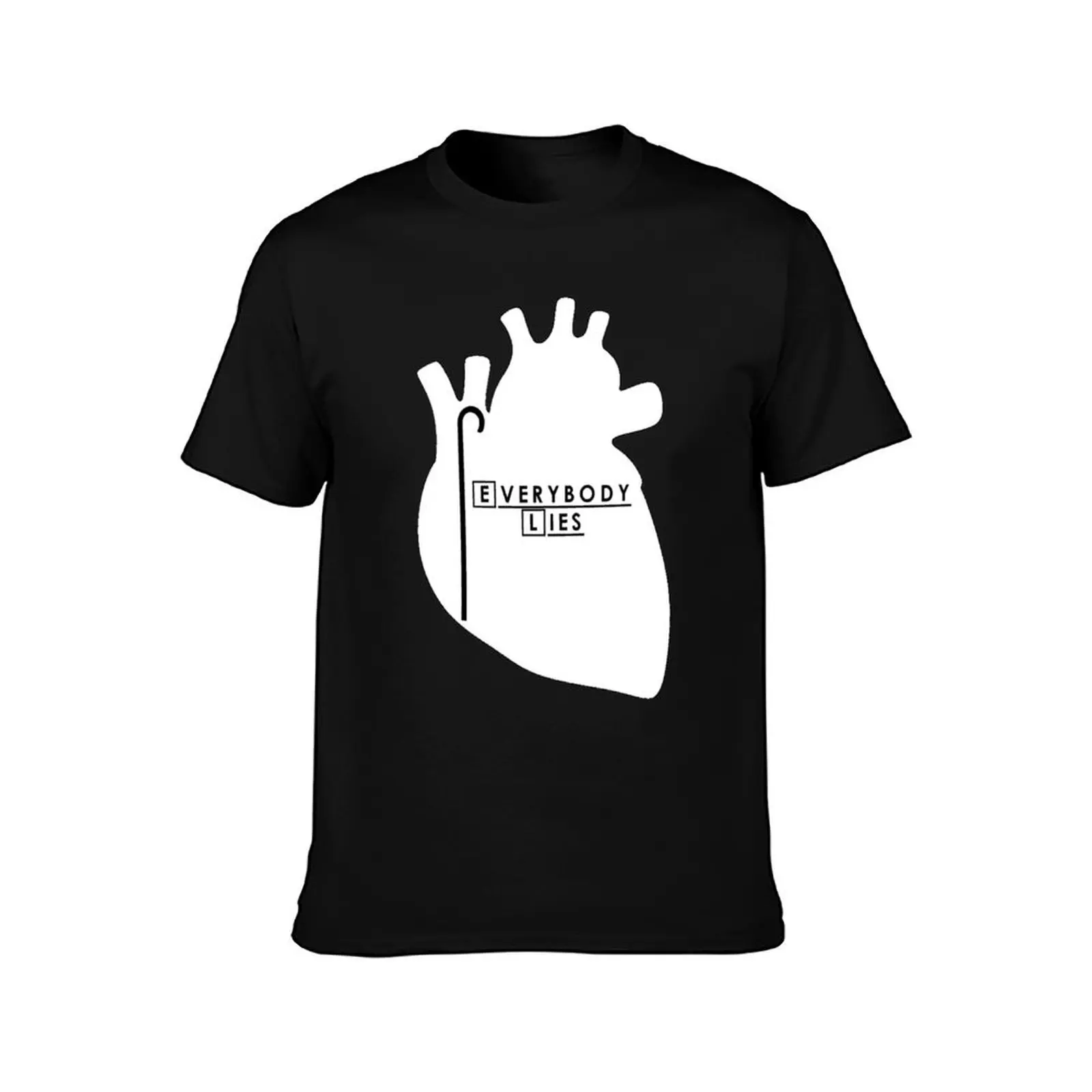 House - Everybody Lies T-Shirt Daily Wear Plain Short Sleeve Shirt