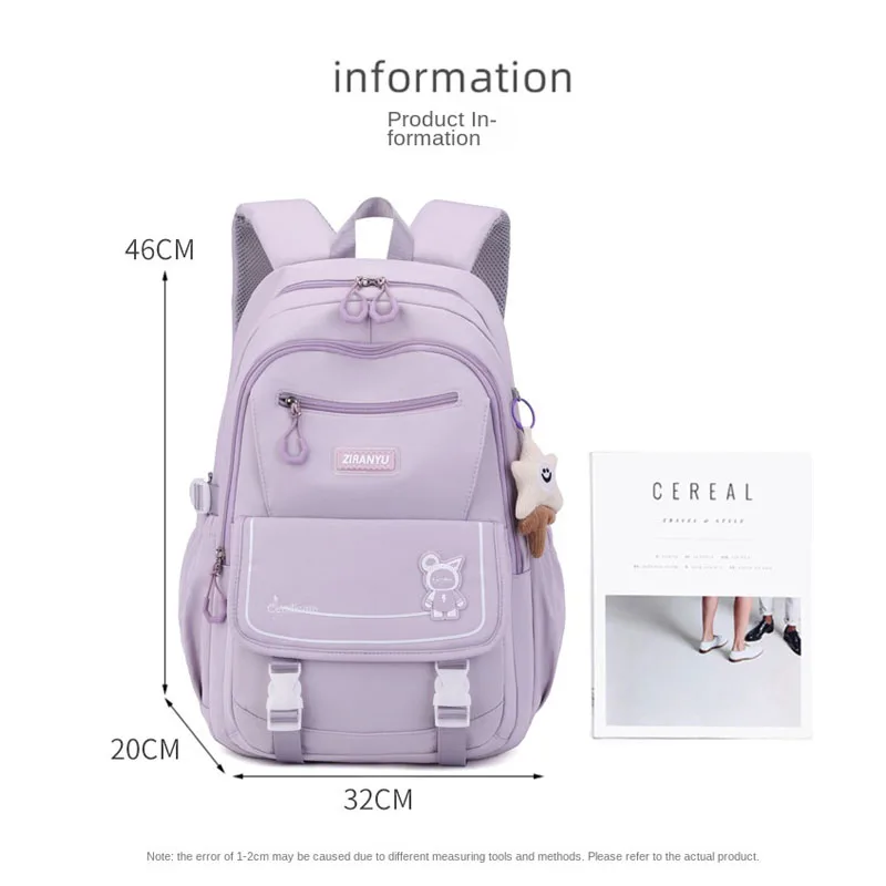 School Backpacks For Girls Large Capacity Women's Backpacks Lightweight Travel Bag Universal Simple School bag Student Backpack