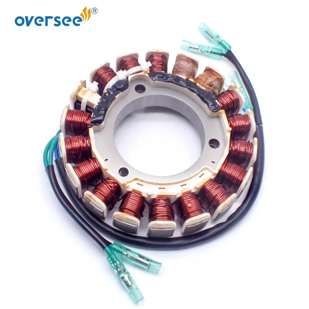 6AH-85510-00 Outboard Stator Assembly For Yamaha Motor F20-05000200 TJ6114 F20 Outboard Motor 6AH-85510