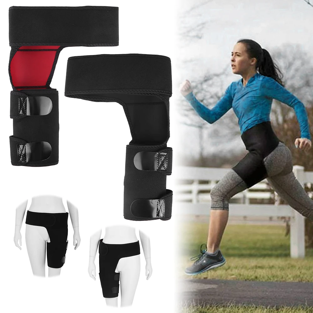 

Hip Brace Compression Wrap for Men Women Hamstring Groin Compression Sleeve Wrap for Sciatic Nerve Hip Fleхоr Strain
