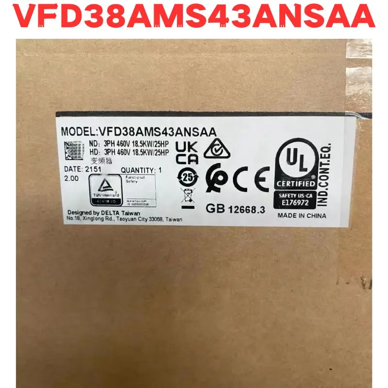 

Новый оригинальный инвертор VFD38AMS43ANSAA