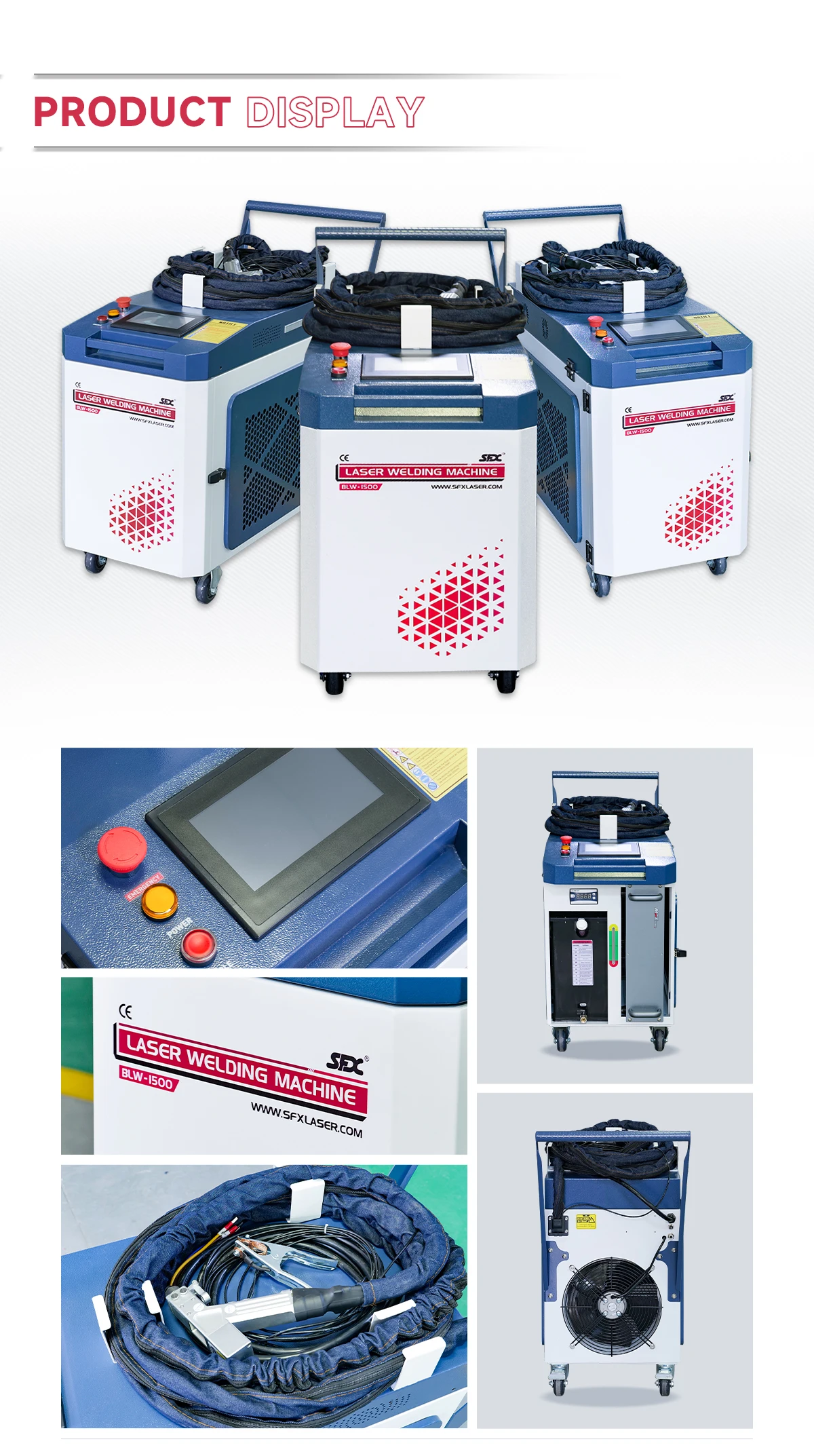Continuous Laser Welder Automatic Welding Machine for Galvanized Sheet Metal Max Source BLW1000/1500/2000/3000W