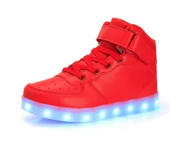 Size 25-46 LED Lights Shoes Glowing Sneakers for Children & Adult Women Men Tennis for Kids Boys Girls Luminous Slippers Boots