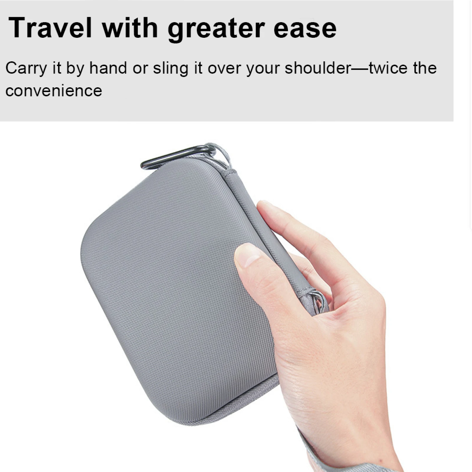 حقيبة حمل صلبة لـ DJI Osmo Nano، حقيبة تخزين PU مقاومة للماء، حقيبة يد للسفر، منظم محمول، حافظة صلبة لكاميرا النانو #1