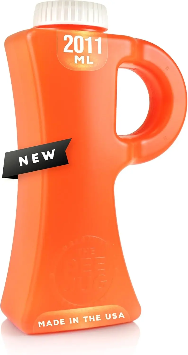 

68oz Leak-Proof Portable Urinal for Men - Outdoor Urine Bottle with Spill-Proof Cap for Trucker, Hunting, Camping