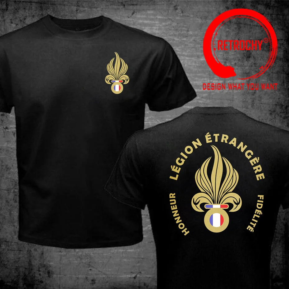 Legion Etrangere French Foreign Regiment Granate Logo Printed T-Shirt. Summer Cotton Short Sleeve O-Neck Mens T Shirt New S-6XL
