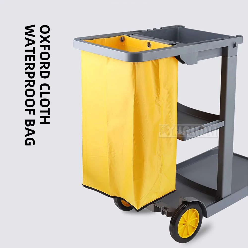 Multi-Functional Cleaning Cart - Laundry/Utility Service Trolley for Hotels, Malls & Property Maintenance