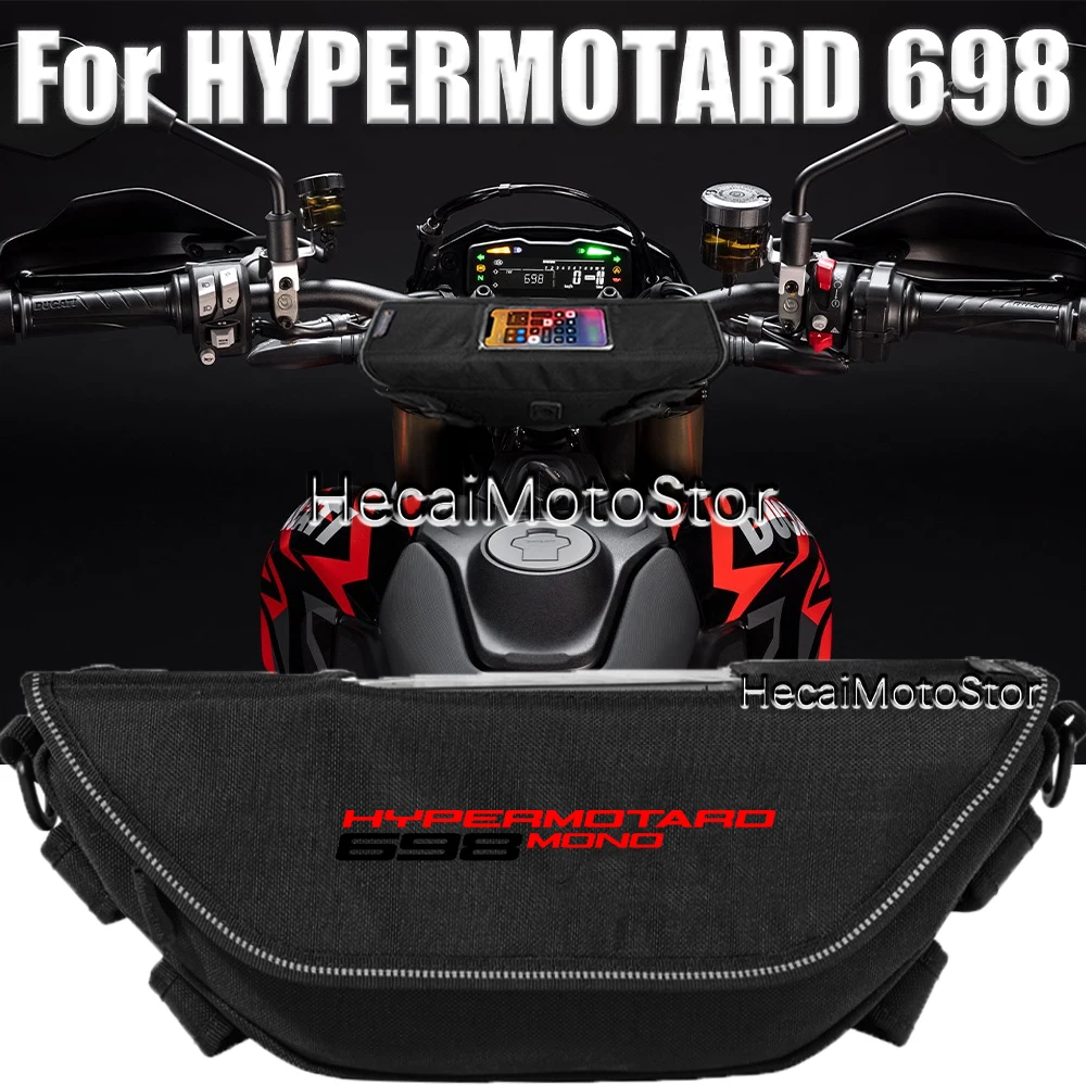 

For Ducati Hypermotard mono 698 Motorcycle accessory Waterproof And Dustproof Handlebar Storage Bag navigation bag