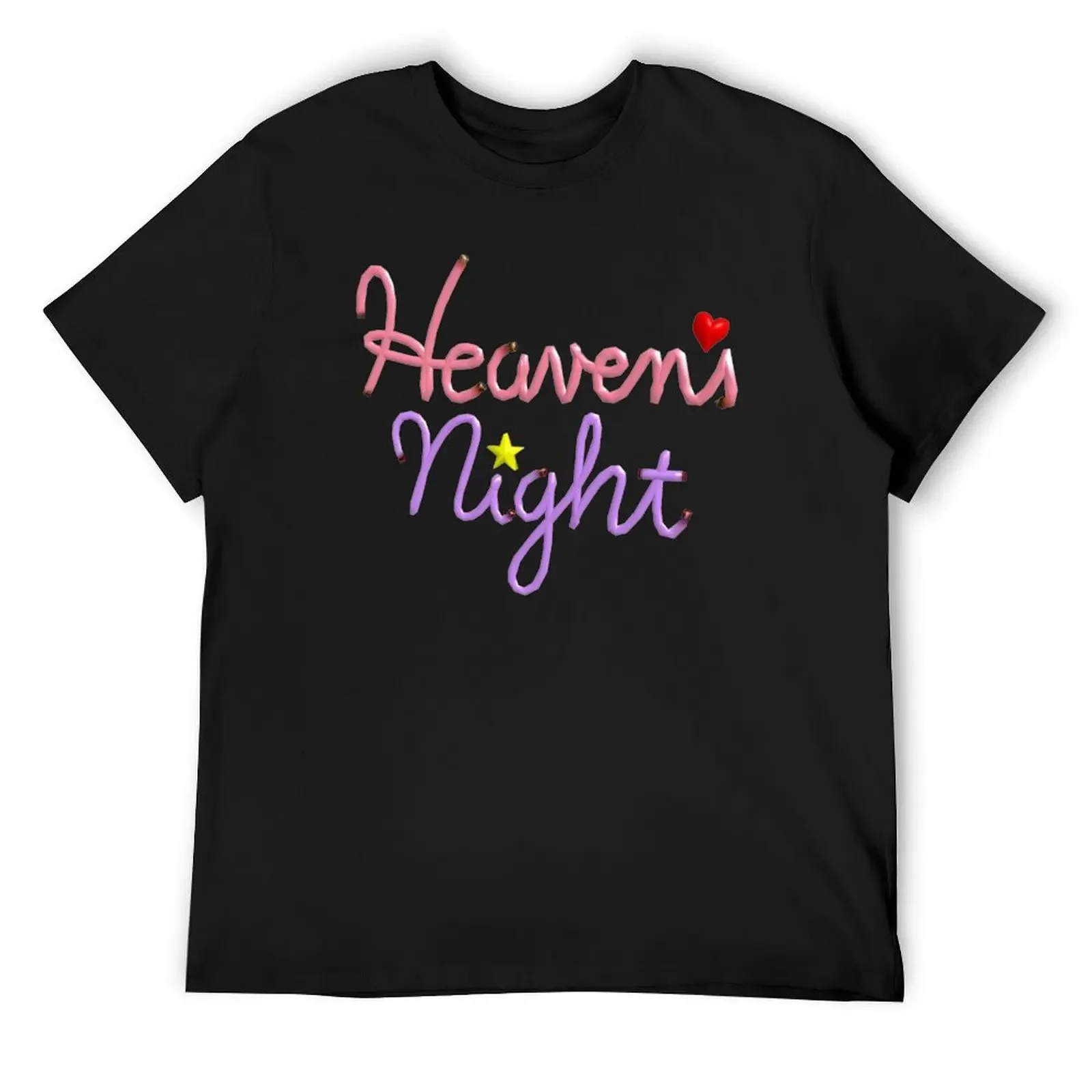 

Heaven's Night T-Shirt korean fashion customs Aesthetic clothing quick drying mens graphic t-shirts big and tall