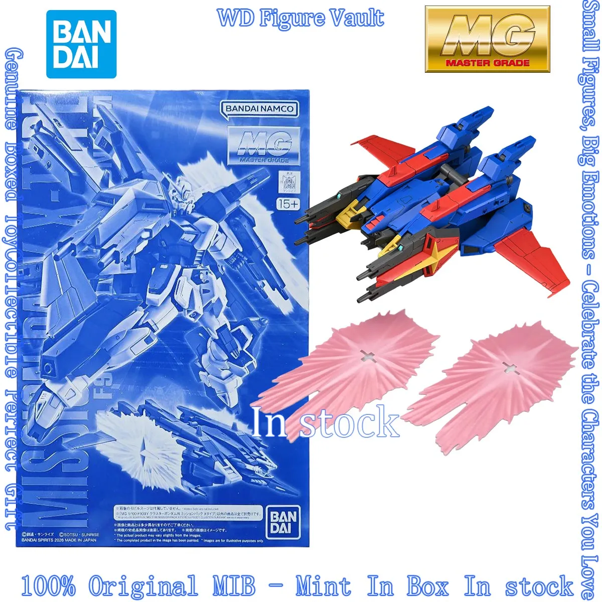 

In stock Bandai MG 1/100 Mission Pack X Type For F90IIIY Cluster Gundam Bandai PB Limited Assembly Model Accessory Kit