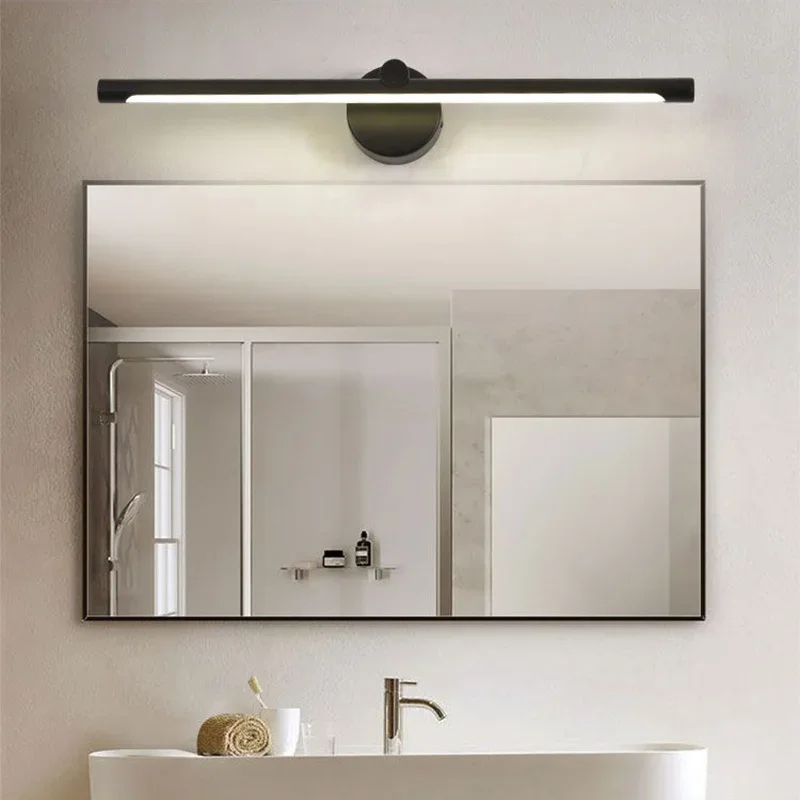 

Mirror Light LED Wall Lamp With Switch Touch Dimming Motion Sensor Bathroom Wall Light 40cm 55cm AC85 - 265V Indoor Lighting