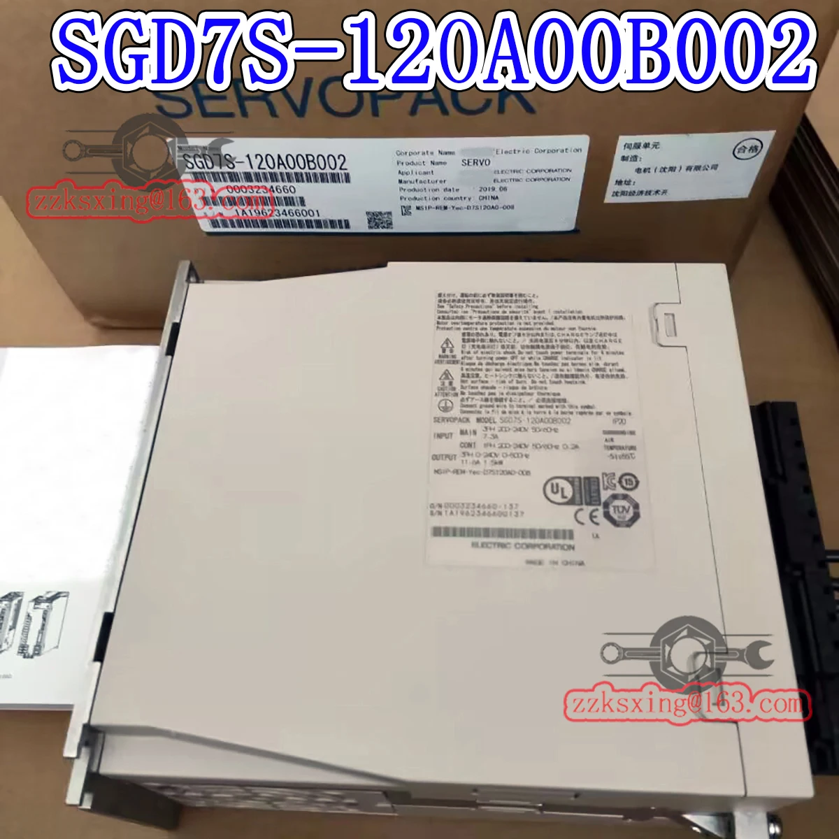 

Brand New SGD7S-120A00B002 Original In Box AC Servo Driver Fast Shipping