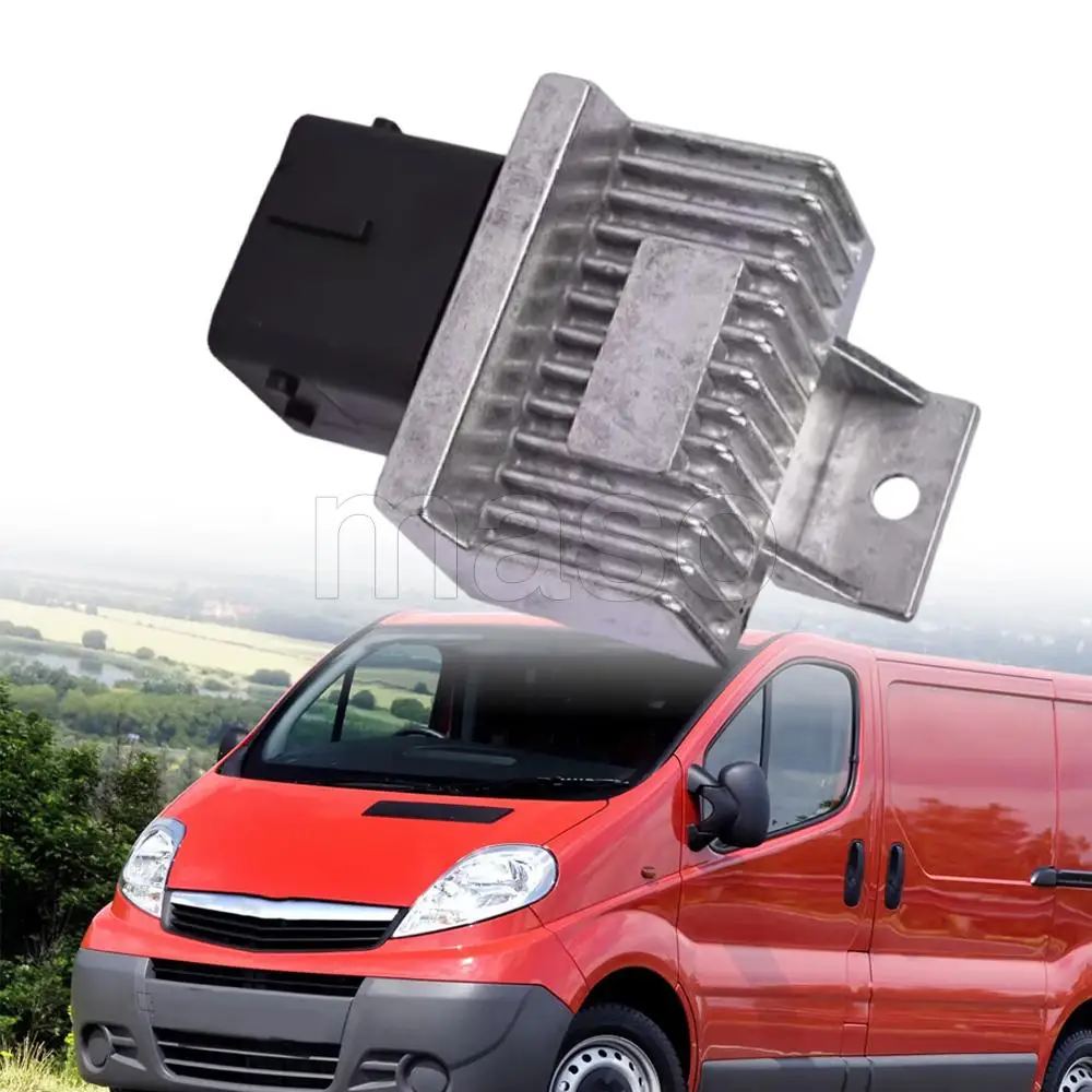 

93858431 9640469680 Car Glow Plug Control Unit Relay Module For auxhall Vivaro Movano 2001-2014 Renault Master Trafic II