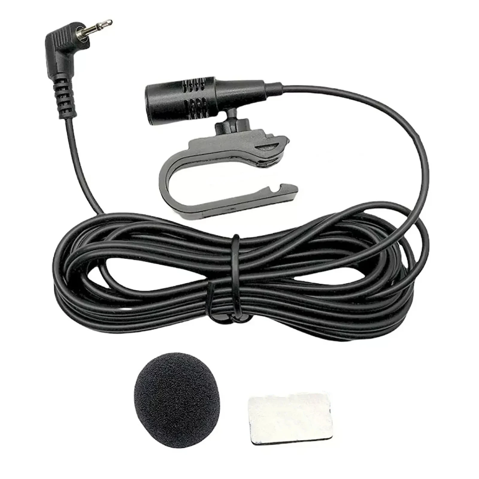Micrófono de Repuesto para Radio Estéreo de Coche Pioneer, 2.5mm, Manos Libres, Bluetooth, Adhesivo, Conexión Externa para Vehículo