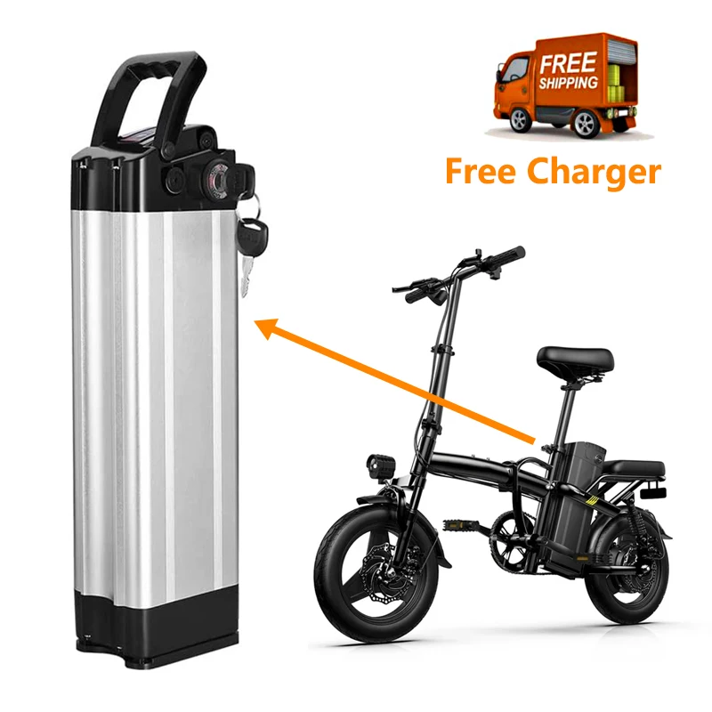 

48V 24.5Ah Electric Folding Bicycle SilverFish 52V 15Ah 17.5Ah 20Ah For R8 Janobike E20 Foldable Ebike Lithium Ion Battery Pack