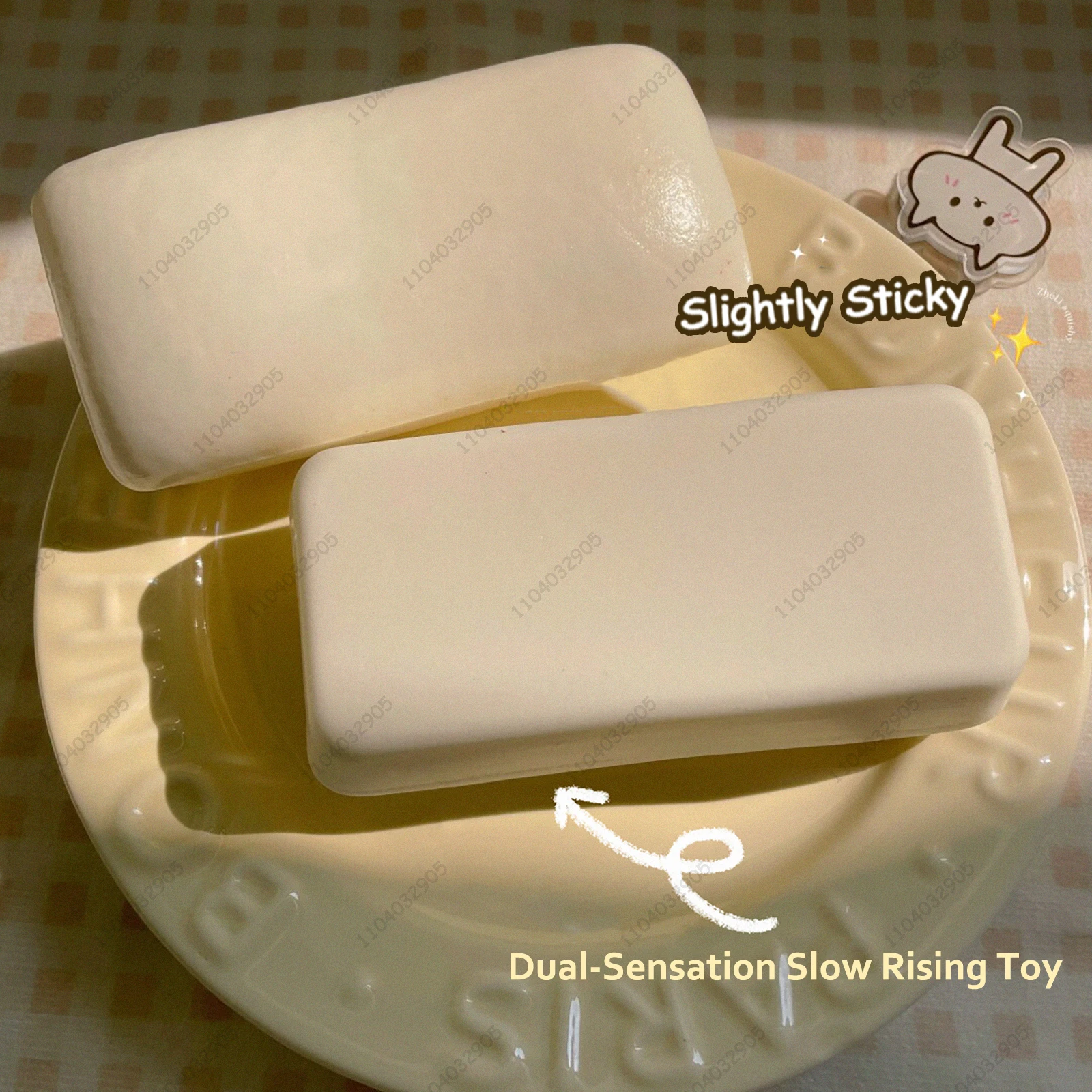 Squishy gâteau de riz à la noix de coco, jouets à montée lente, gâteau au lait, jouet à presser humide pour adultes et enfants, tdah, autisme, cadeaux pour filles, collection