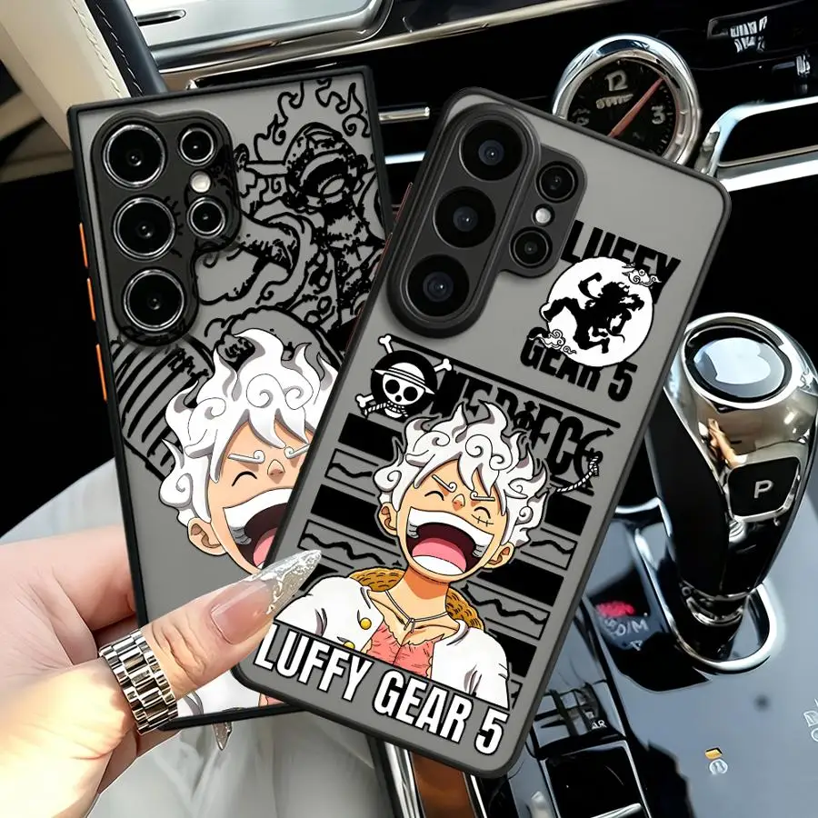 One Pieces D Luffy Fifth Gear Case for Samsung Galaxy S26 S23 FE S24 Plus S25 Ultra S21 S20 FE Note 20 Ultra 10+ S22 Funda Back
