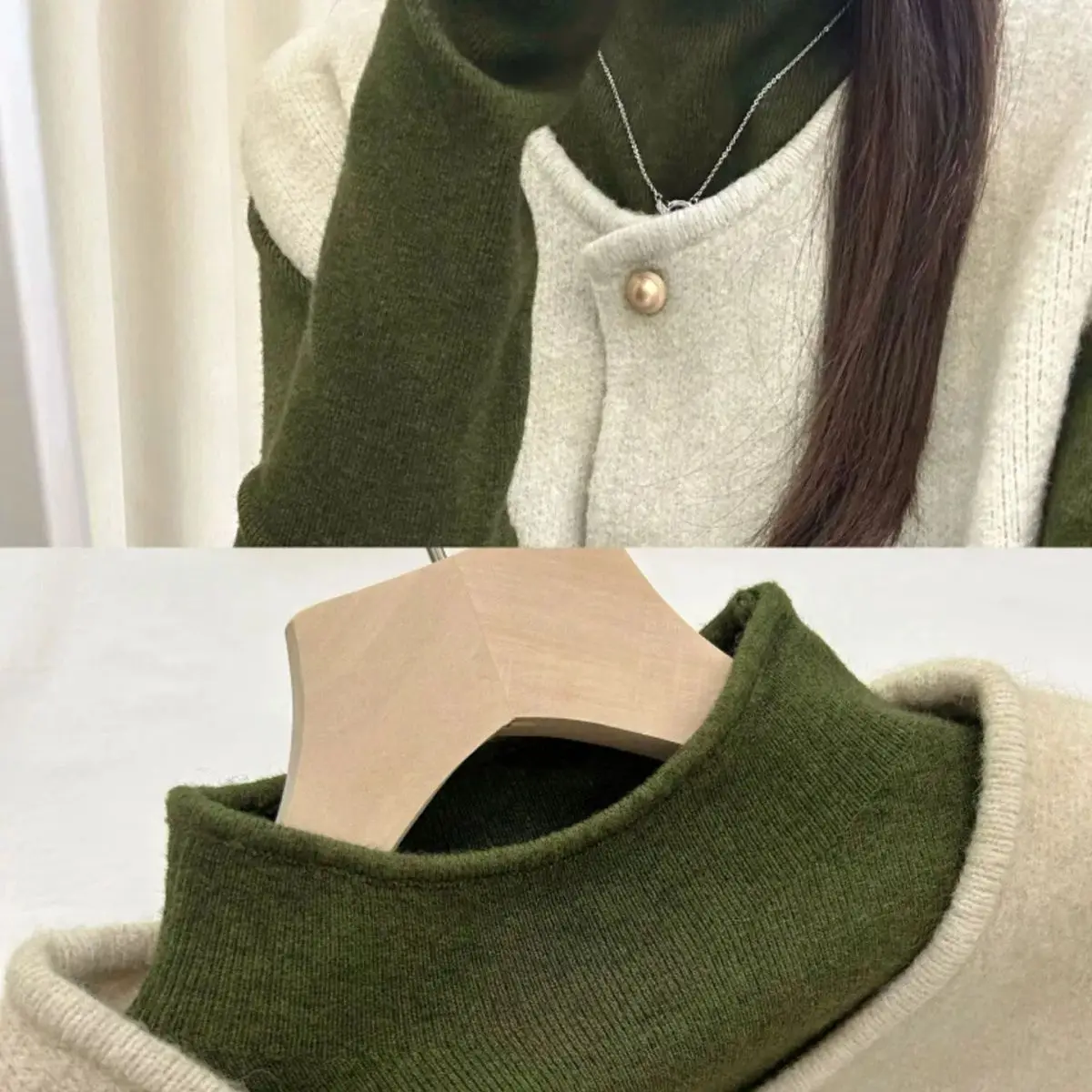 Elegant Style Women's Long Sleeve Pumpkin Orange Base Shirt Slim Fit Knitted Sweater Versatile Basic Style Autumn Fashion Top