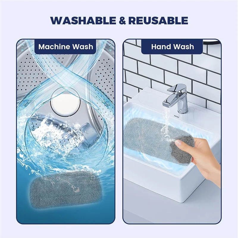 6แพ็คSteam Mop PadsสําหรับNeugo NE033/NE033M & Mxnsewr Steam Mopเปลี่ยนแผ่น