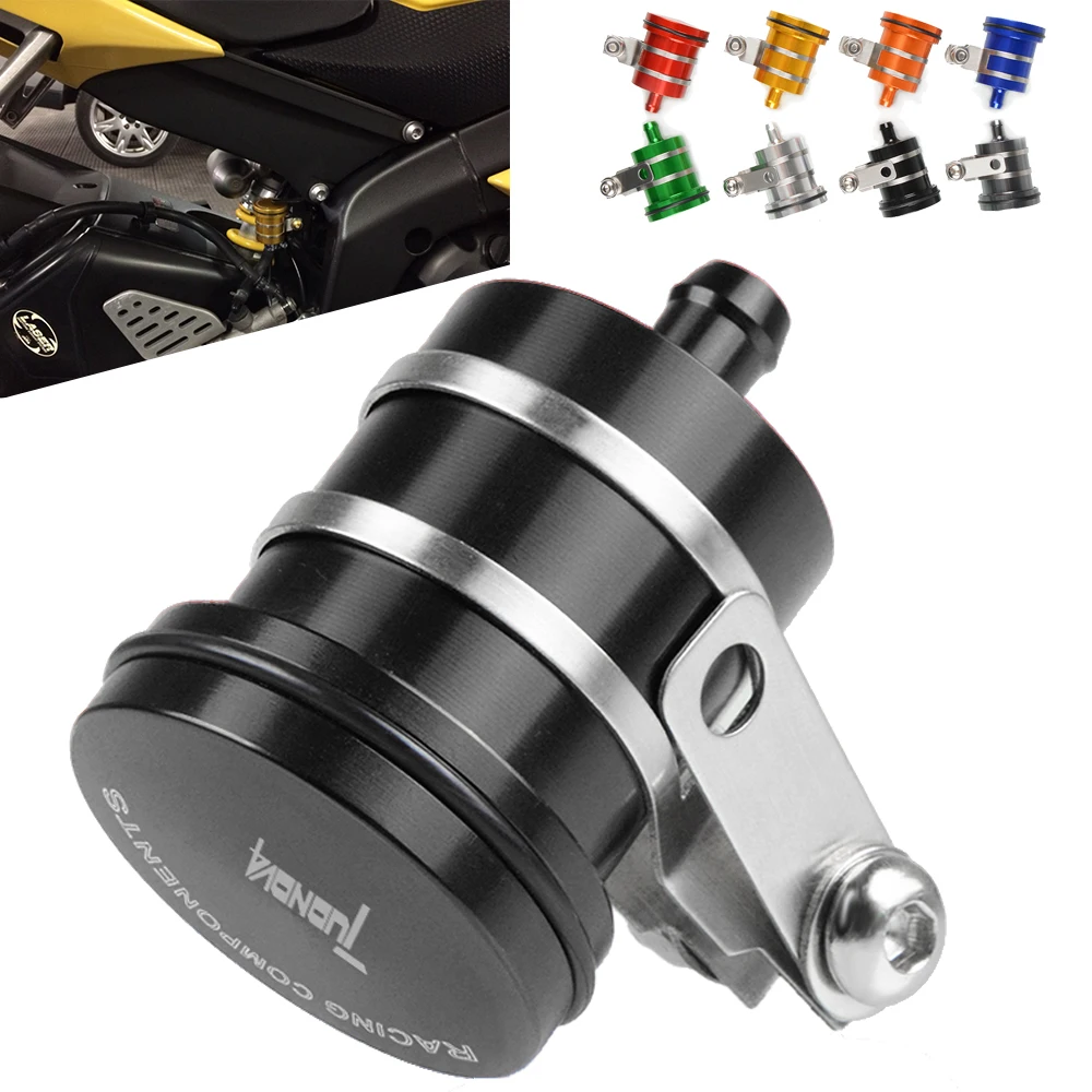 

Motorcycle Rear Brake Fluid Reservoir Clutch Tank Oil Cup For Aprilia Tuono V4 R V4R 2011-2017 2012 2013 2014 2015 2016 Aluminum