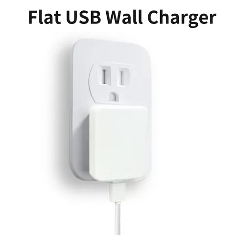 Caricatore da muro pieghevole USB da 10 W Adattatore di alimentazione 5 V 2 A 2000 MA Adattatore CA da viaggio pieghevole con spina americana UL FCC elencato