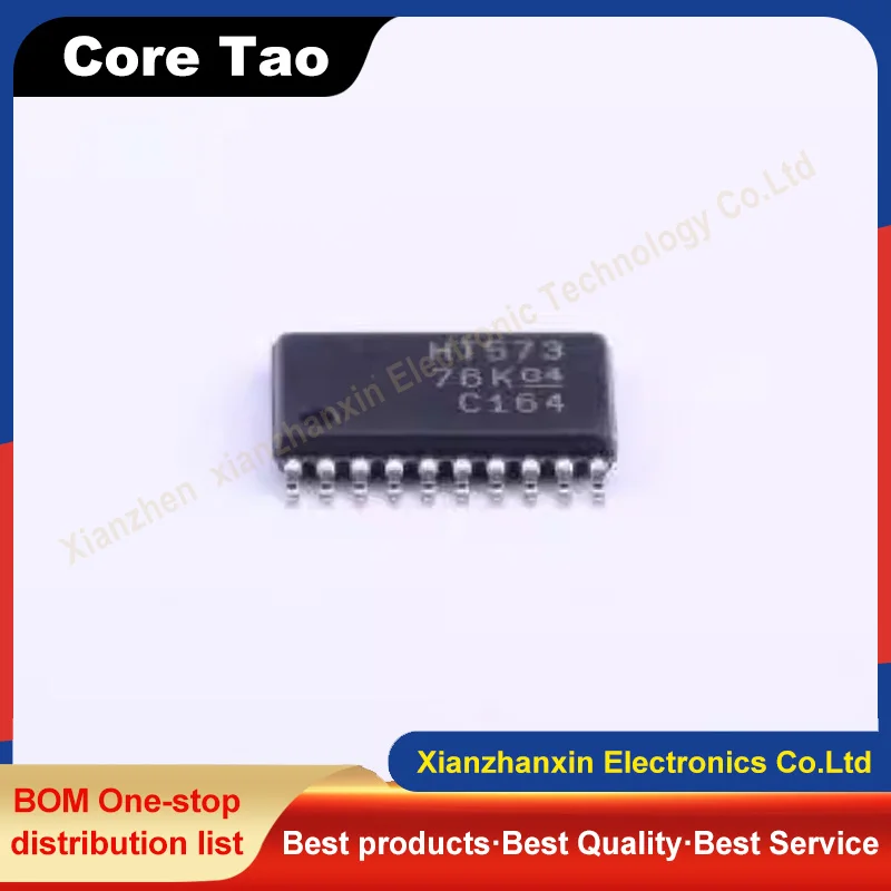 10pcs/lot SN74HCT573PWR SN74HCT573 HT573 TSSOP-20 Three-state output eight-channel D-type latch