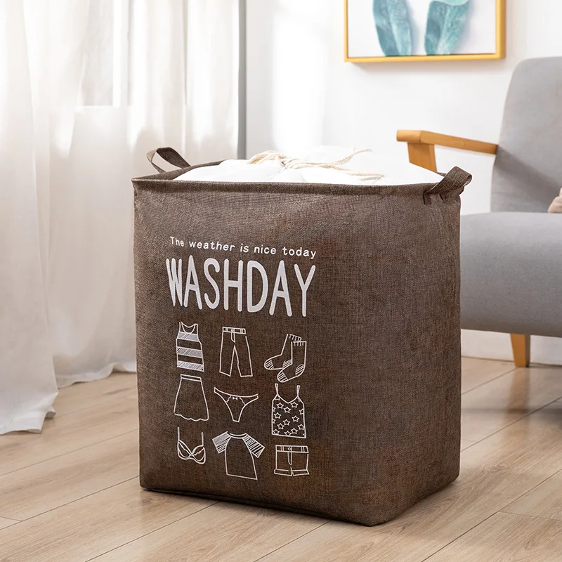 

Household Clothes Basket Large Cloth Storage Box Storage Moving Bag Clothing Sorting Bag Foldable Box Household storage box