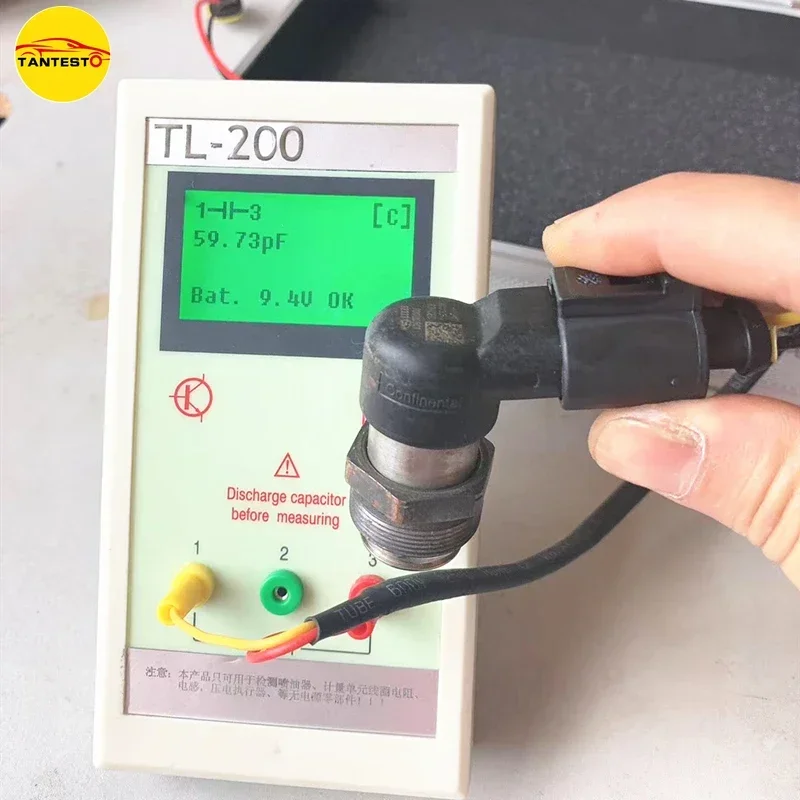 TL-200 CRIN Diesel Common Rail Injector Piezo TR LCR ESR Resistance Capacitance Inductance Tester