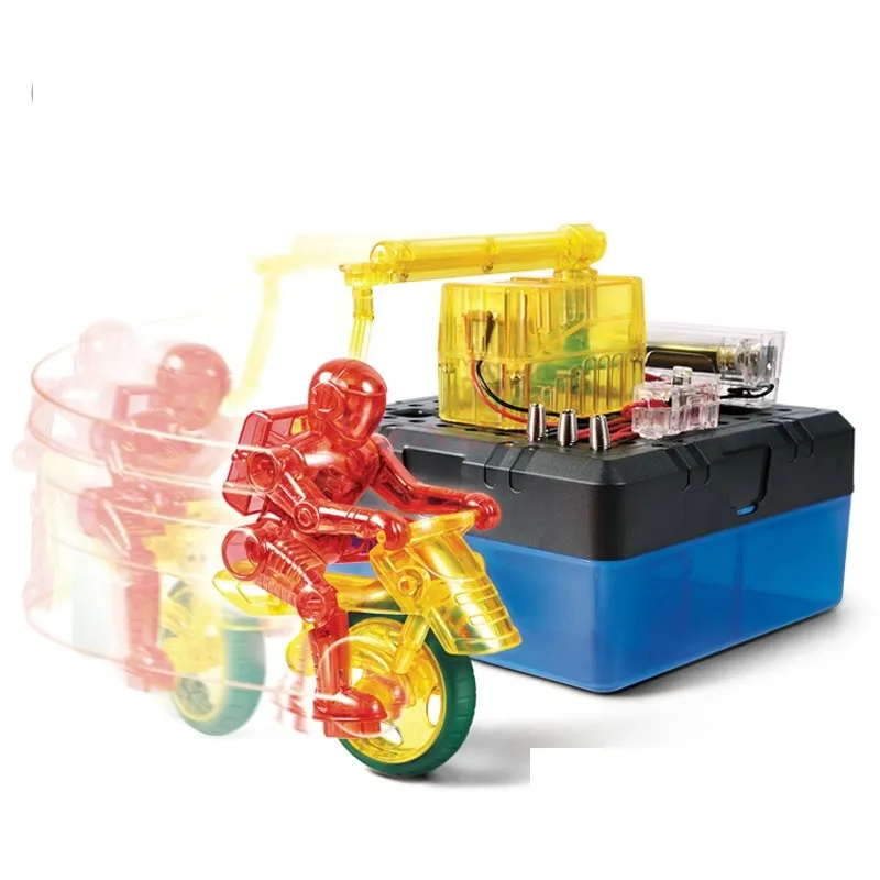 Children's science experiment set toy primary school students extracurricular DIY technology small production magic unicycle