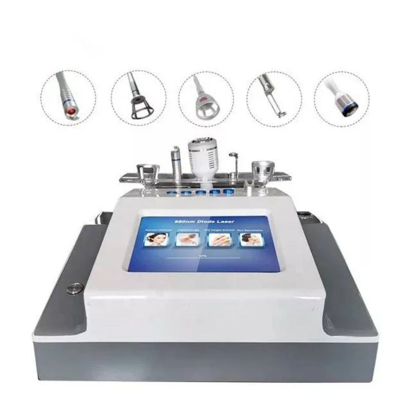 

Диодный лазер 980 нм, машина 6-в-1 для лечения сосудов, паукообразных вен, параперз, грибковая терапия ногтей и уменьшение жира