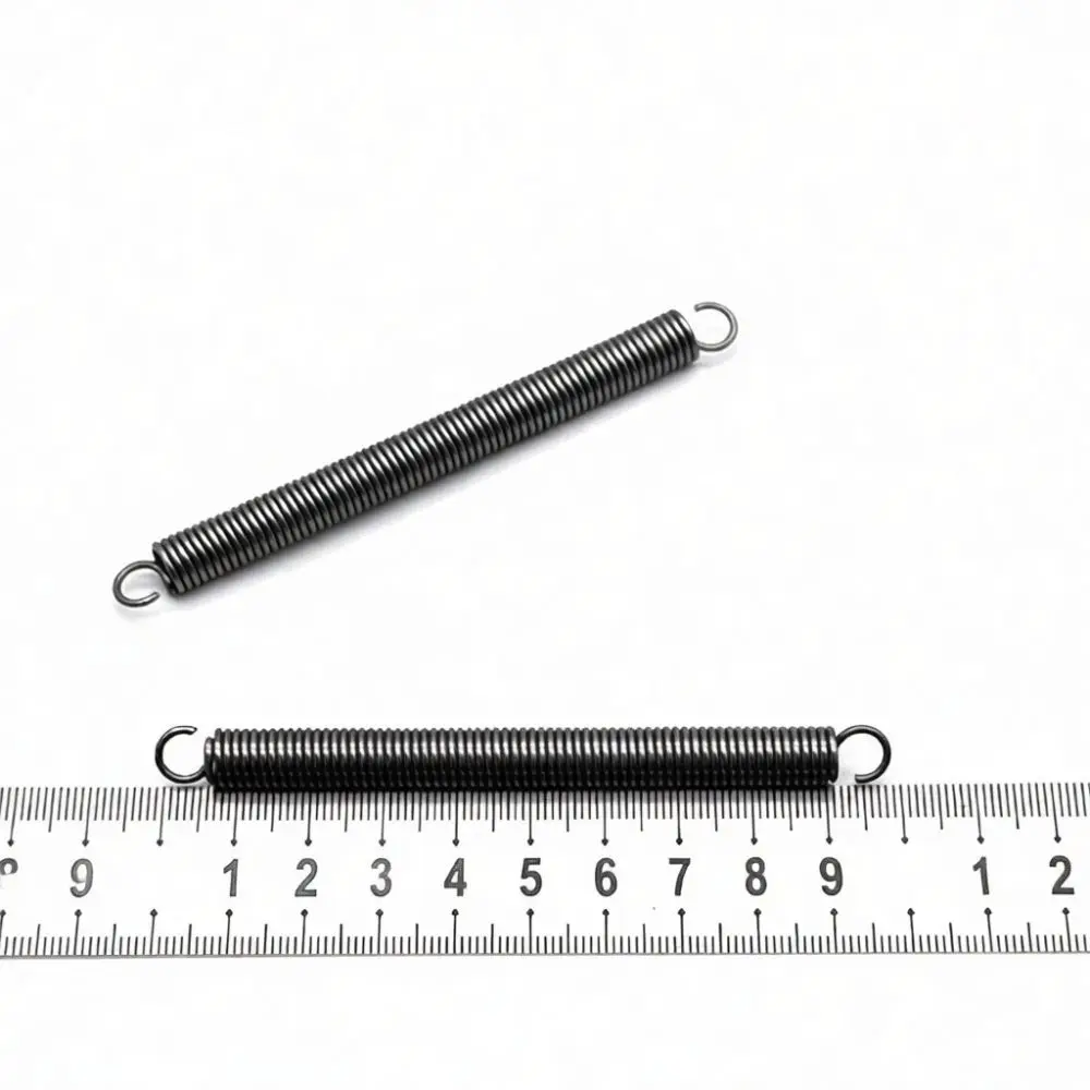 High Quality Tension Spring 1 2mm Wire Diameter Helical Spring With Hook Ends For Mechanical Power Transmission