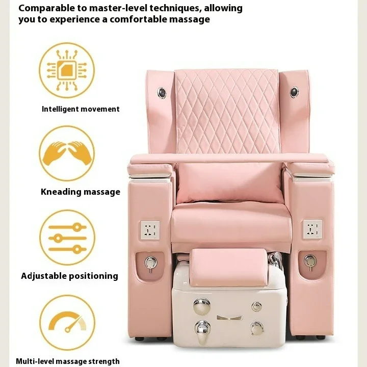 كرسي باديكير تدليك القدم كرسي مانيكير مسمار أريكة قابل للتعديل الظهر الصوت تدليك الصرف مضخة Cadeira كرسي إزالة الجانب #6