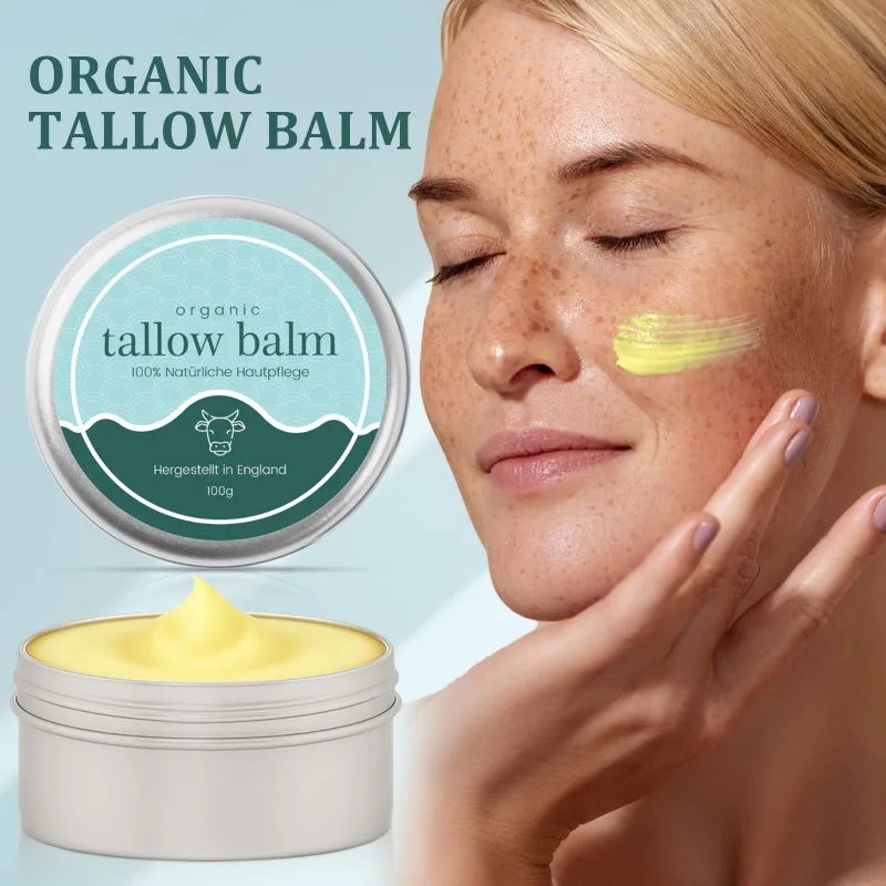 

Beef Tallow Cream Repair Hydrate Moisturize Soothe Dry Skin Nourish Skin Honey Beef Tallow Moisturizer