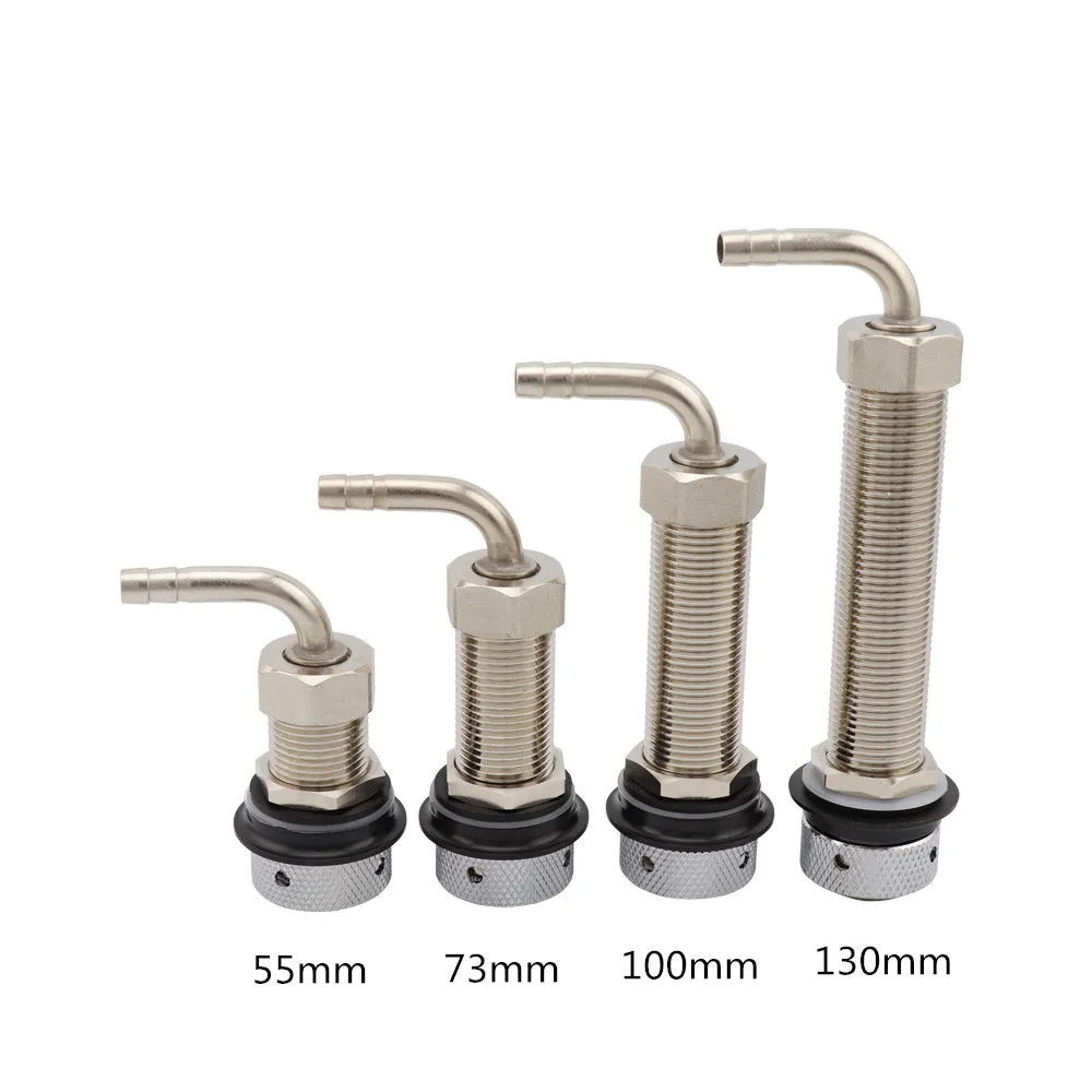 

Beer Tap G5/8 Shank With Nut Tail Elbow Kit for Homebrew Beer Kegerator Faucet Dispenser Nipple Shank Assembly
