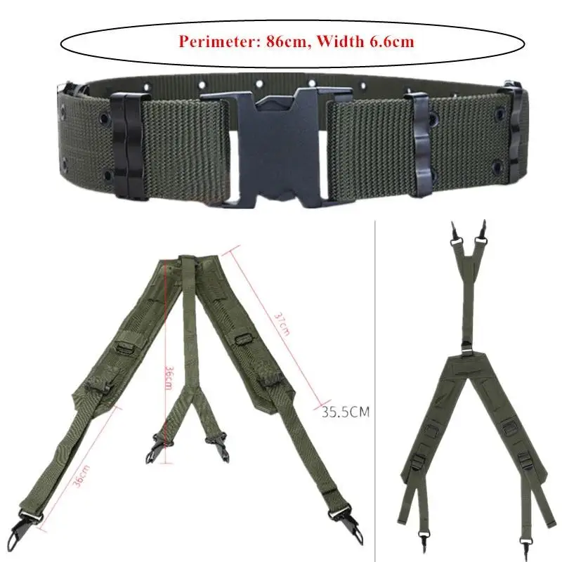 Outdoor Tactical Belt CS Army Fans Combat Belts Military Hunting Accessorios Y Belt Girdle Shoulder Chest Strap Tactico Militar