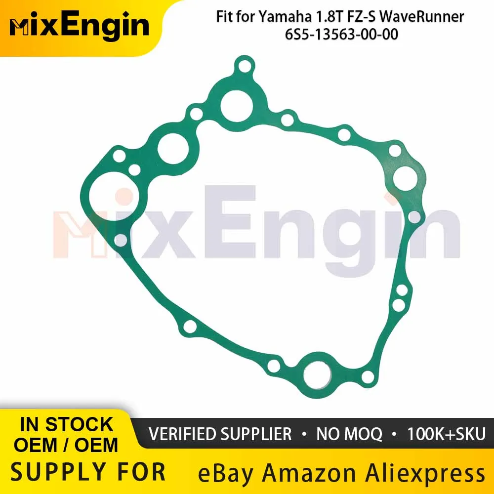 Motorboat Engine One Way Clutch Gear Oil Pump Gasket For Yamaha 1.8T FZ-S PWC WaveRunner VX GP FX1800 SHO FZR GX1800 6S5-13563