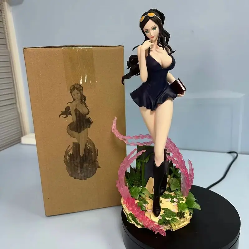 

Hf One Piece Nico Robin Standing Anime Girls Figure Model Statue Boys Collection Desktop Doll Decoration Ornament Toy Gift