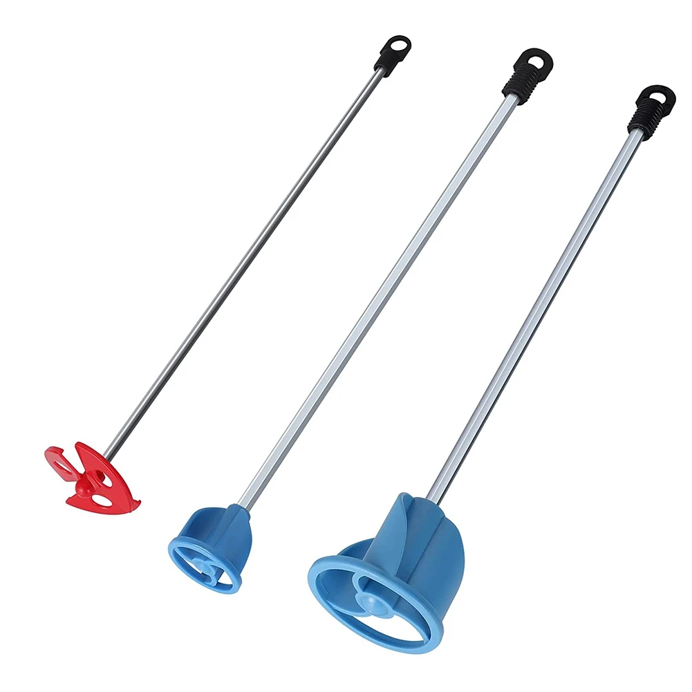 

T79C Pack of 3 Paint, Epoxy Resin, Mud&Ceramic Glaze Mixer Paddle Blades-Power Drill Stirring Attachment-Mixer Mixing Paddles